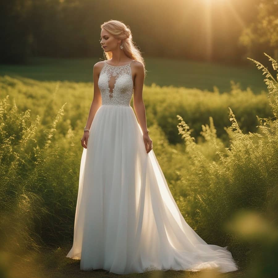 Simplicity and glamor of the Wedding Dress-1