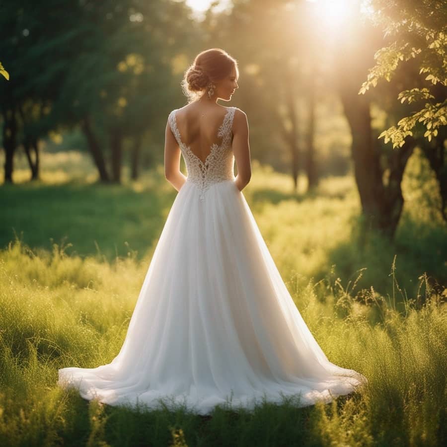 Simplicity and glamor of the Wedding Dress-1